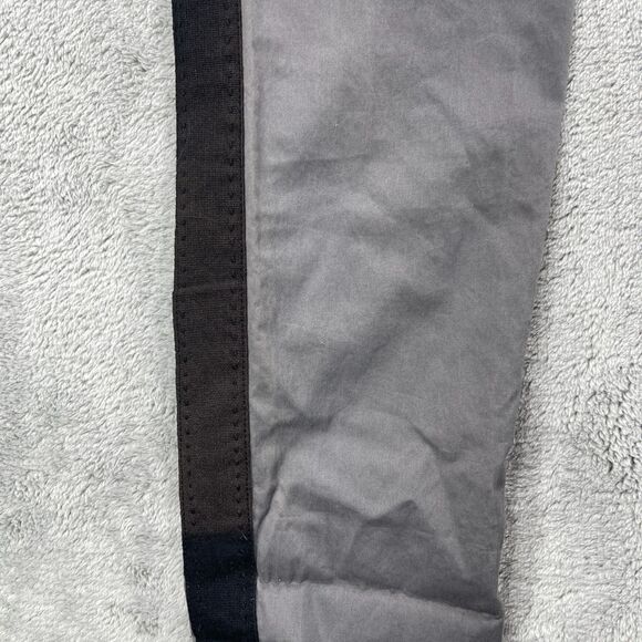 Zadig & Voltaire Pomelo Pants Womens 34 Gray Striped Cotton Mid-Rise Button-Fly - Picture 11 of 16